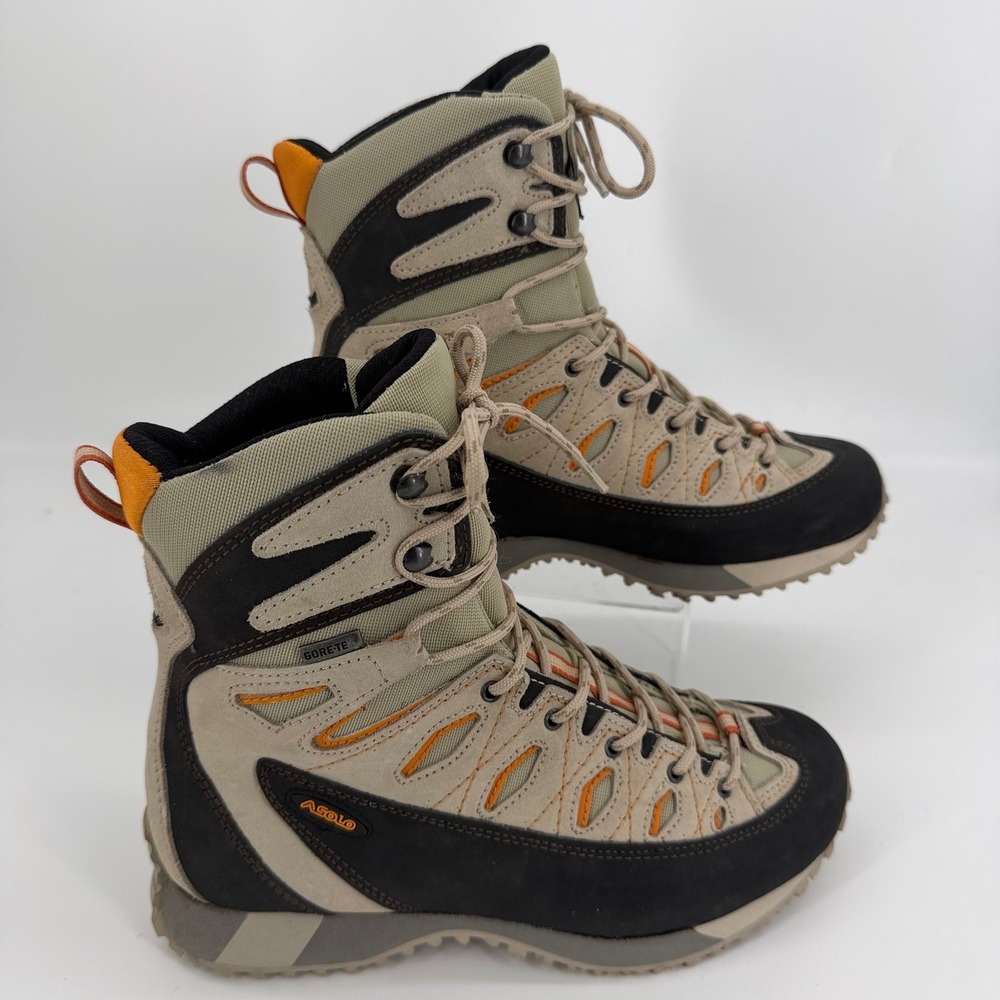 Asolo Alliance GTX Womens Hiking Boots Gore-Tex Tan Black Size 6 US 37.5 EU